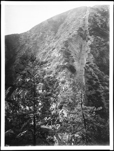 View of the Mount Lowe incline railway