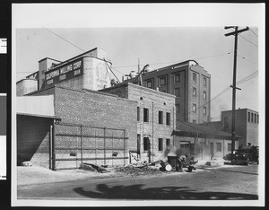 Exterior view of the California Milling Corporation, ca.1935