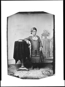 Portrait of Tadea Julia Olivera de Gagliano at about the age of six, ca.1883