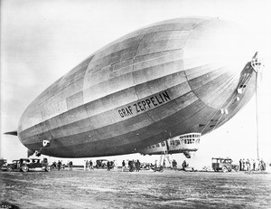 The Graf Zeppelin airship, ca.1929