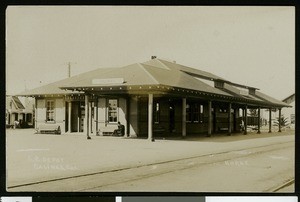 Salinas Railroad Station, Monterey, ca.1900