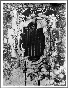 Window of Mission San Juan, San Antonio, Texas, ca.1900