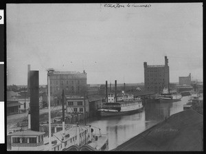 View of the Stockton Channel, ca.1900