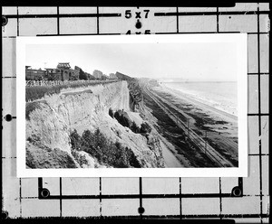 View of the Santa Monica coastline, looking south from Palisades Park, ca.1910-1911