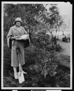 California Botanic Gardens tree planting