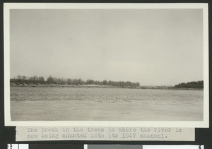 View of the old channel of 1857, ca.1950