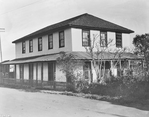 McCoy (Hazel?) House by the Old Plaza in San Diego, 1915