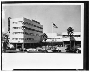 Columbia Square showing the CBS Studios in Hollywood