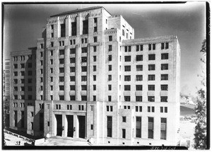 View of the State Building, First Street & Broadway, 1938