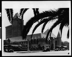 Exterior view of the Pacific Coast Club in Long Beach, ca.1930