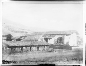 General view of Mission San Jose de Guadalupe, ca.1870