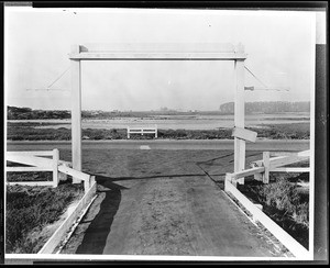 Huenemes' new harbor location, Ventura, California, ca.1930