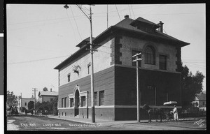 Exterior view of Lodge 322 of Elks Hall, San Luis Obispo, ca.1900