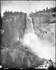 View of Nevada Falls in Yosemite National Park, California, ca.1900-1930