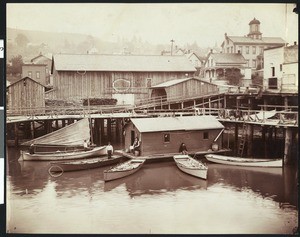 A view of a fisherman's house, Astoria, Oregon