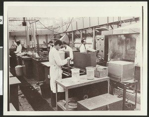 Interior of the Northrop Corporation's Plant, ca.1950