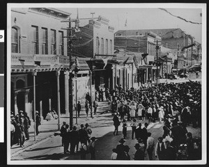 View of "C" Street in Virginia City, Nevada, ca.1930