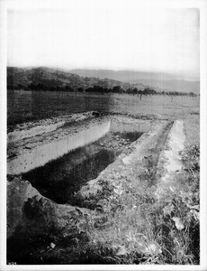 Reservoir at Mission Santa Inez, ca.1906