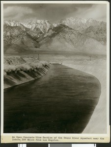 View of the Los Angeles Aqueduct, ca.1930