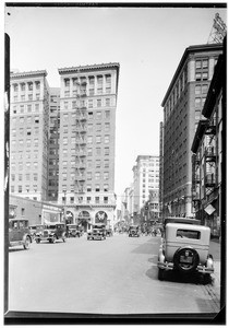 8th street looking north-west, Los Angeles, CA, ca.1920