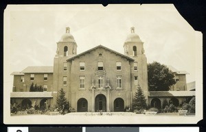 View of Stanford University campus, ca.1900