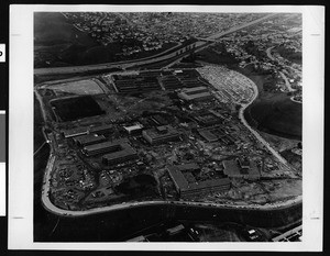 Aerial view of California State University at Los Angeles