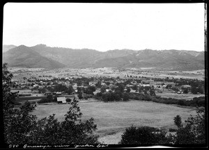 Birdseye view of Yreka, Siskiyou County