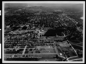 Aerial view of Riverside, October 26, 1927