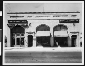 Universal Braille Press and its activities in publishing books for the blind, ca.1928