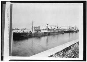 Dollar Steamship Lines at Los Angeles Harbor, March 11, 1927