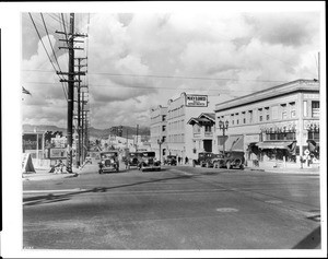 View of Western Avenue looking north from Pico Boulevard, Los Angeles, ca.1926