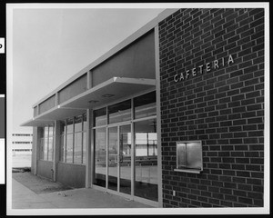 Exterior view of the Cafeteria at the California State University at Los Angeles