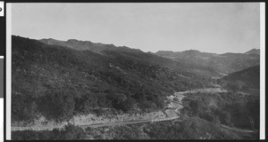 Mountain slope on the edge of a city, Altadena