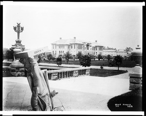 View of Stanford University after the 1906 earthquake, 1906