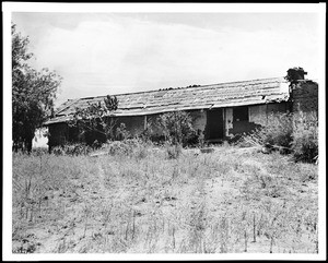 Judge McGee's adobe home at or on land owned by Mission Temecula, ca.1900