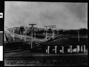 View of Oneonta Park and Pasadena from the hill to the south, 1904