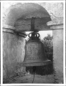 Mission Santa Barbara bell, 1904