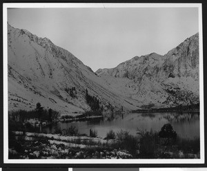 Mountain lake and snow, December 1941