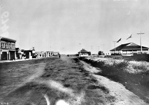 Ocean Avenue in Huntington Beach looking south, California, 1915