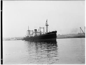 Japanese steamship Tokai Maru in Los Angeles Harbor