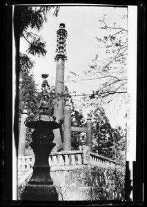 Group of bronze columns, Nikko, Japan