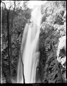 Falls in Cataract Canyon, possibly Bridal Veil Falls, Grand Canyon, ca.1900