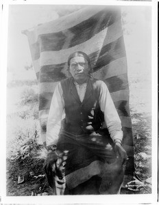 Havasupai Indian man, Vesna, a tribal leader, ca.1899