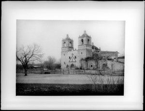 Mission La Parissima Concepcion de Acuna from a distance, San Antonio, Texas, 1898