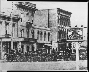 Saint Charles Hotel, Main Street, Los Angeles, ca.1876-1879