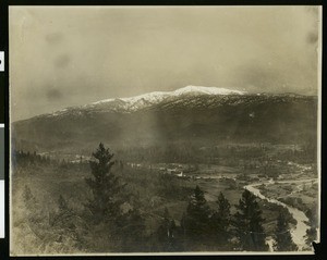 Panoramic view of Gravelly Valley near Ukiah, ca.1910