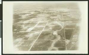 Aerial view of Arlington during a flood, ca.1930