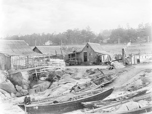 Fishermen's village in Pacific Grove, Monterey, California, ca.1890