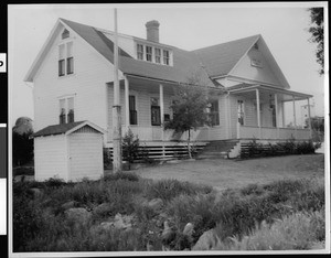 Exterior view of Alpine Hall in Alpine, California, ca.1910