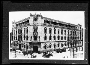 Exterior view of the Central Post Office Building in Mexico City, Mexico